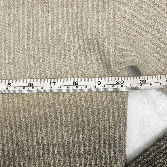 Charlie B Reversible Front Back Sweater Cardigan Ombré Green (Pine) Sz M - Picture 12 of 14